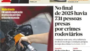 Aujourd'hui à la une : Arrêtés pour des crimes sur la route ; Les hôpitaux violent la loi.