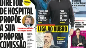 Aujourd'hui à la une : Le directeur propose sa commission ; La PSP a protégé 800 personnes