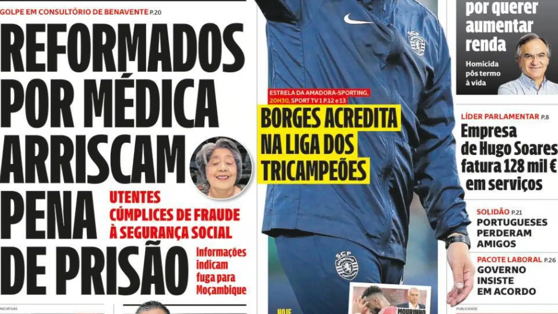 Aujourd'hui c'est dans l'actualité : Les retraités risquent des peines ; La prise de antihistaminiques augmente