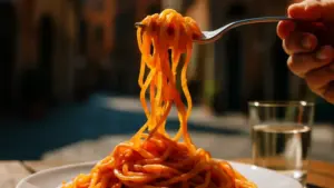 Fausse chef drogue et vole une "rencontre" de Tinder. Elle a été trahie par les spaghettis.