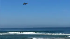 Interrompues recherches pour jeune disparu sur la plage de Costa da Caparica