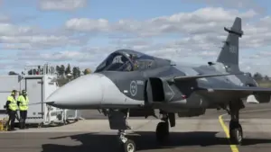 La société suédoise Saab admet l'assemblage de composants du chasseur Gripen au Portugal.
