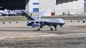 Le 1er MQ9 Reaper des États-Unis a déjà atterri à la base des Lajes (et a déjà décollé).