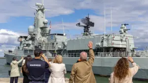 Le navire D. Francisco de Almeida est parti pour une mission de l'OTAN dans la Baltique.