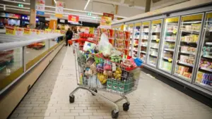 Le panier alimentaire dépasse 260 euros et atteint un nouveau maximum.