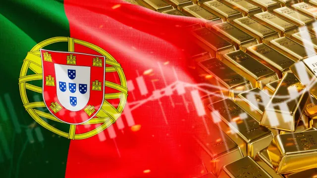 Les réserves d'or de la Banque du Portugal augmentent de 46 % en 2025.
