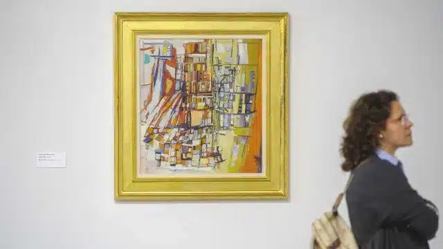 Œuvre de Vieira da Silva vendue aux enchères à Paris pour 241 000 euros