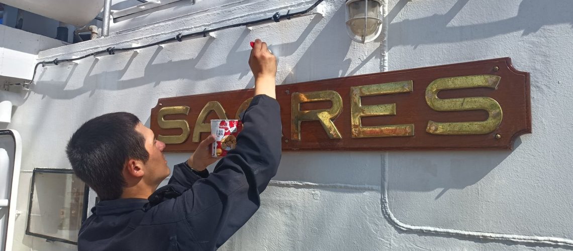 "170ème port étranger". NRP Sagres accoste pour la première fois à Esbjerg