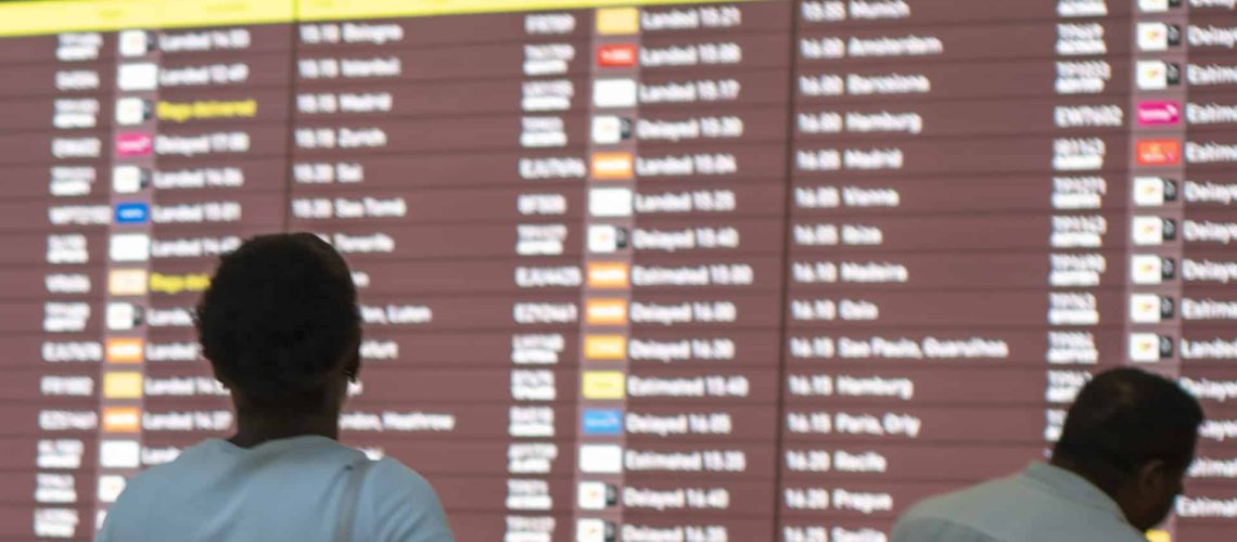 Aéroport de Lisbonne avec 14 vols annulés en jour de grève chez Menzies.