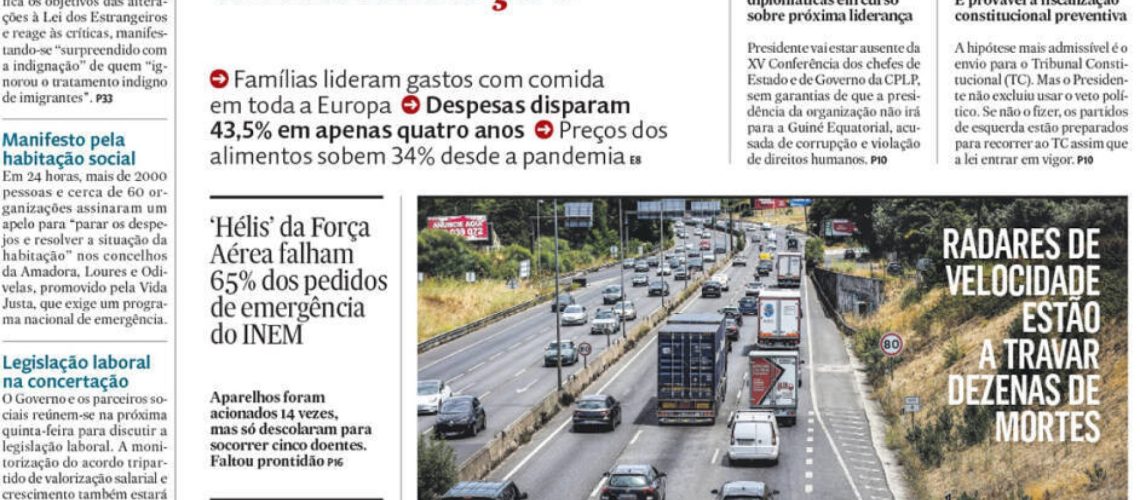 Aujourd'hui à la une : Les radars freinent les morts ; "J'ai épousé mon père pour la retraite"