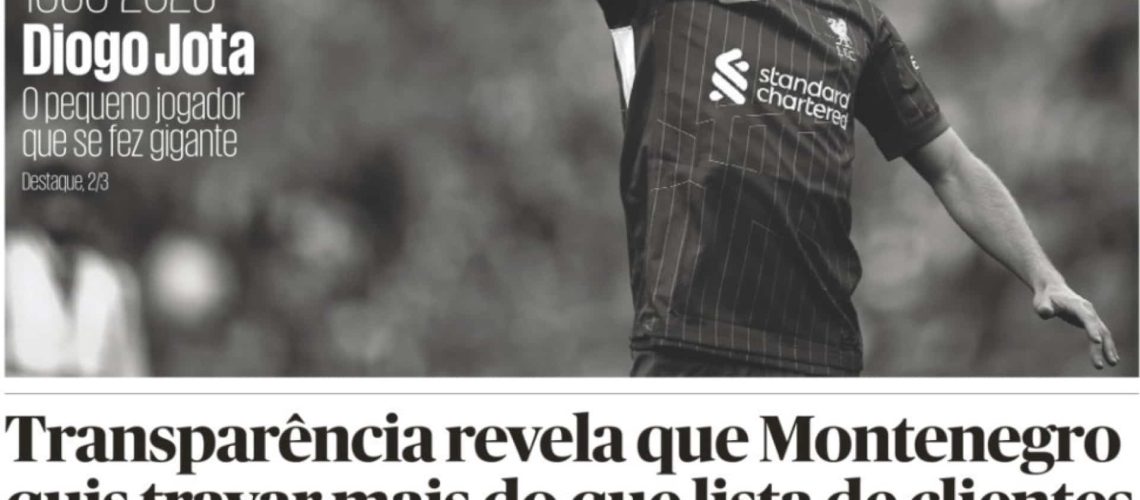 Aujourd'hui à la une : Qui a voulu stopper Montenegro ? Gaspar succède à Centeno ?