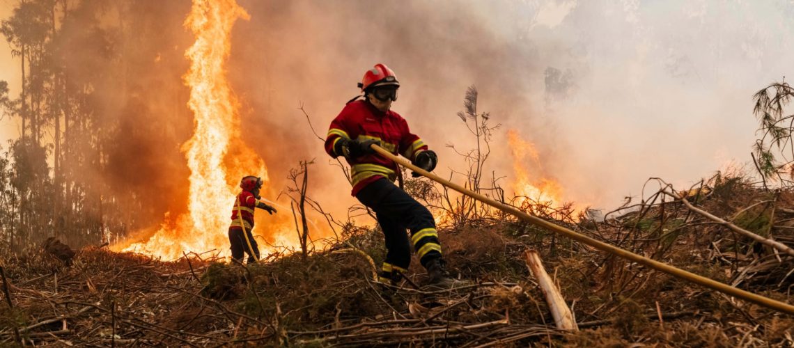 Efforts de lutte contre l'incendie à Paredes centrés sur le sauvetage des maisons
