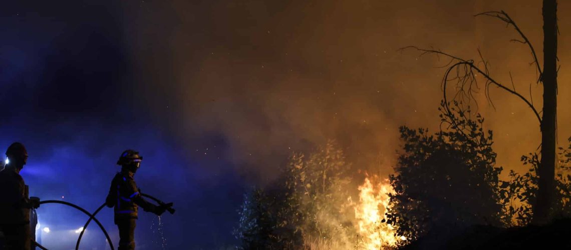 Feu à Ponte da Barca stabilisé et les habitants sont déjà rentrés chez eux.