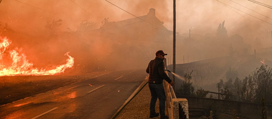Flammes maîtrisées à Cinfães à 12h00