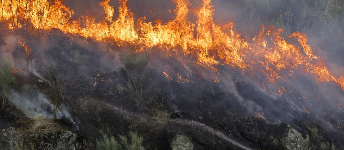Incendie à Ermidas-Sado est maîtrisé.