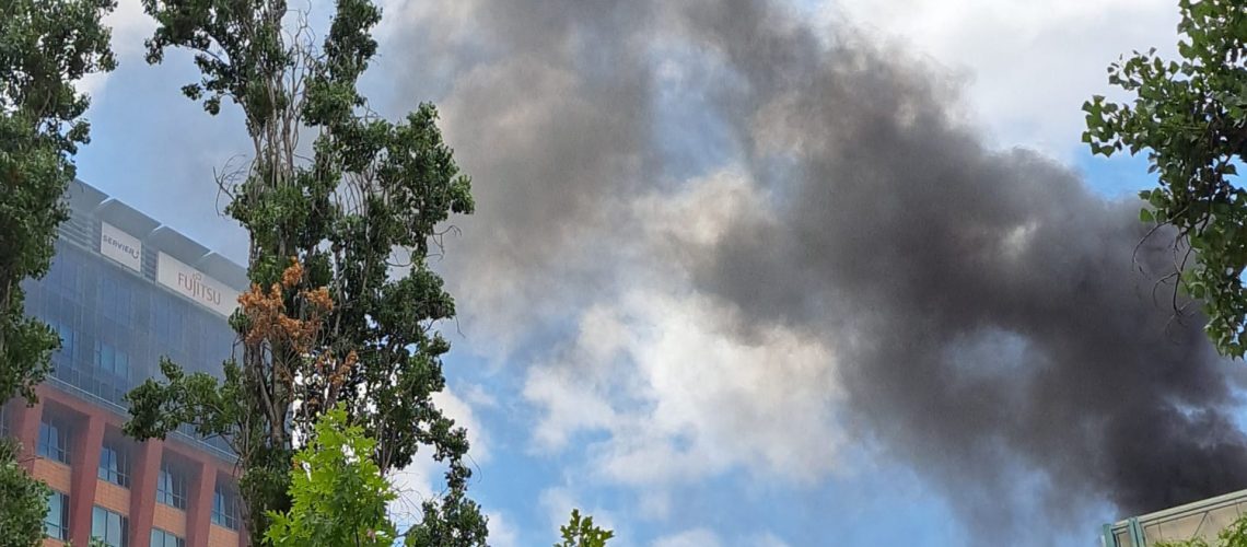 Incendie éclate au Centre Commercial Colombo à Lisbonne
