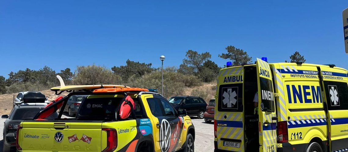 Ingeré "une grande quantité d'eau". Homme assisté à Monte Gordo