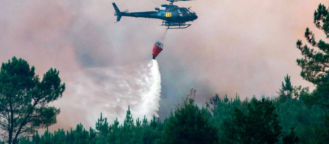 La CIM do Alto Minho préoccupée par le retrait de l'hélicoptère de lutte contre les incendies.