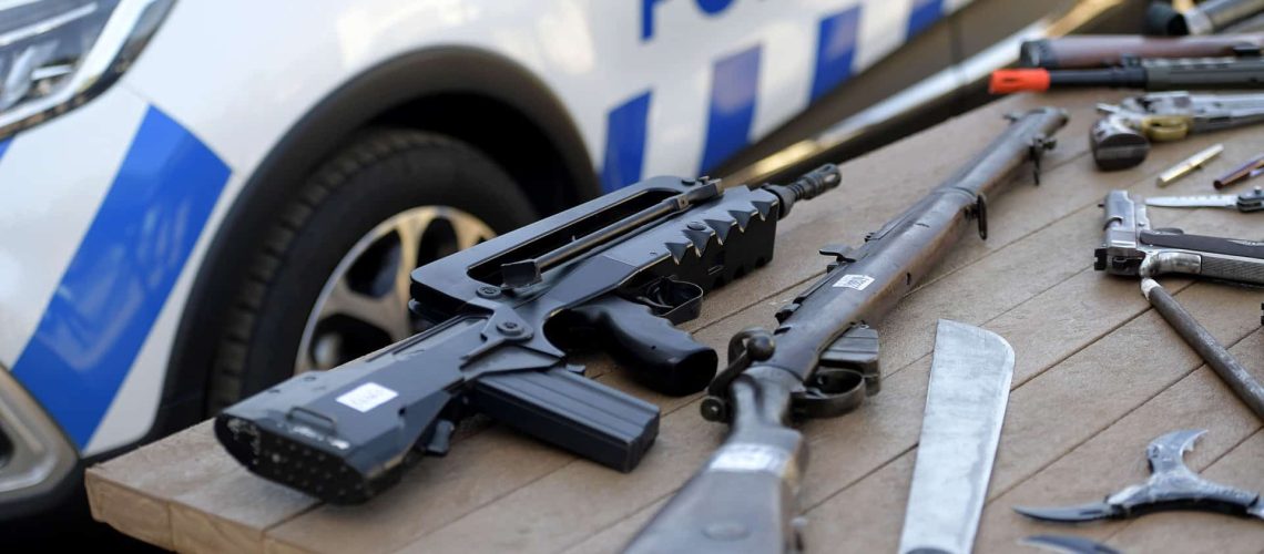 La PSP a récupéré 25 armes à feu et 266 munitions en juillet.