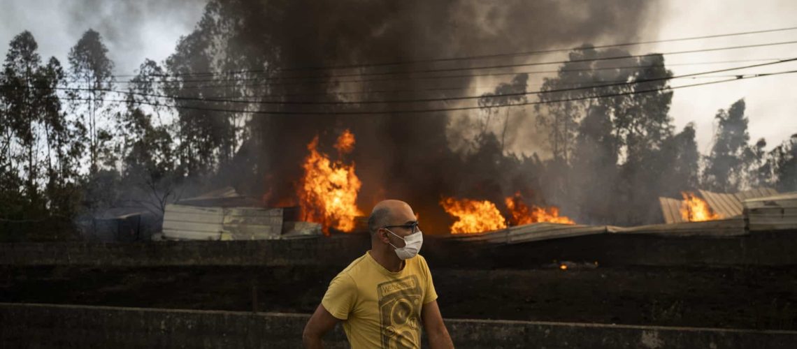 Le nord, le centre et l'Algarve en danger maximal ou élevé d'incendie rural