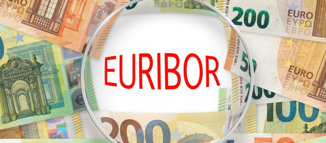 L'Euribor se maintient à trois mois et augmente à six et à 12 mois.