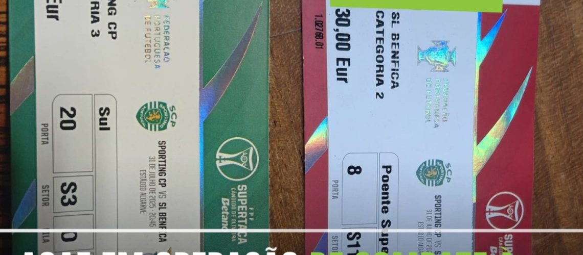 Quatre personnes arrêtées pour spéculation sur la vente de billets pour la Supercoupe.